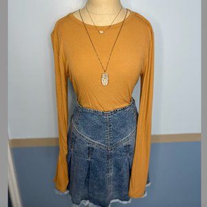 GB Denim Tennis Skirt